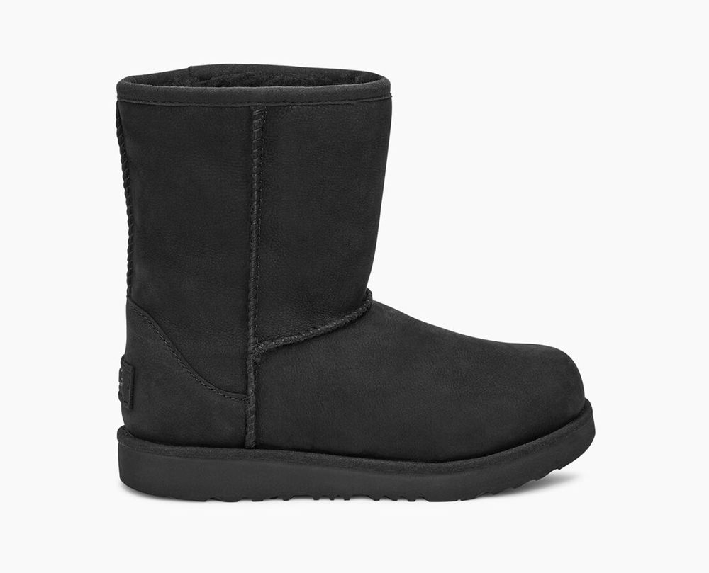 Ugg Short Boot Big Kids - Ugg Classic Ii Wp Black - 630EJRXFO